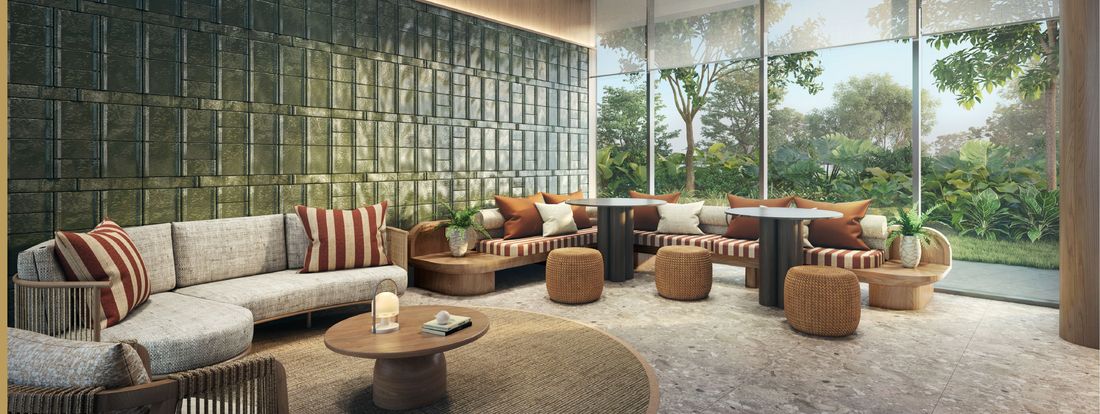 The Olive Lounge at Thomson Reserve, artist&rsquo;s impression