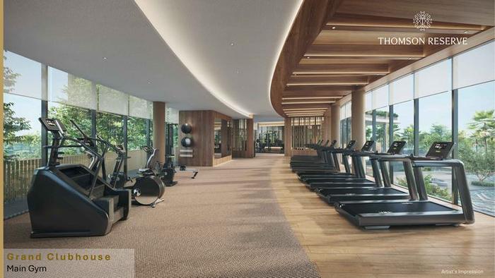 Main Gym at Thomson Reserve, artist's impression
