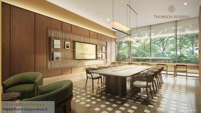 Maple Room, Function Room 3 at Thomson Reserve, artist's impression