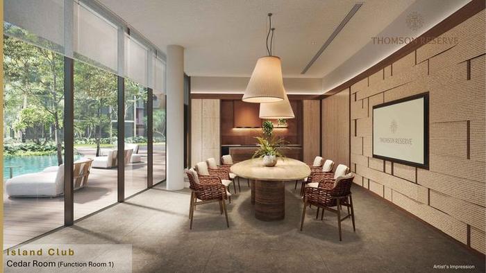 Cedar Room, Function Room 1 at Thomson Reserve, artist's impression