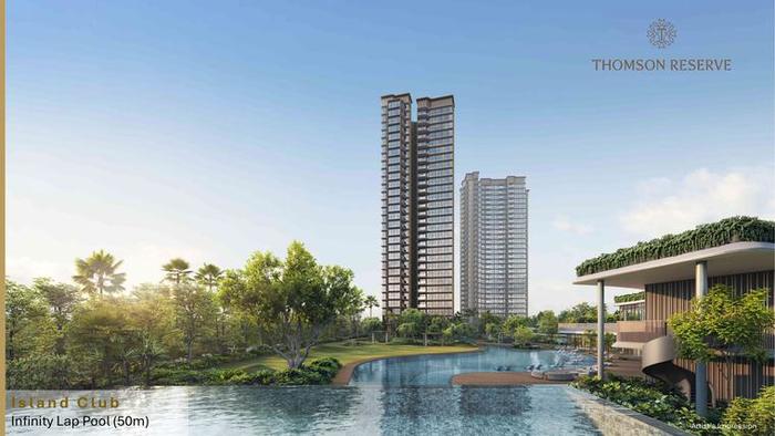 Infinity Lap Pool, 50 metres at Thomson Reserve, artist's impression